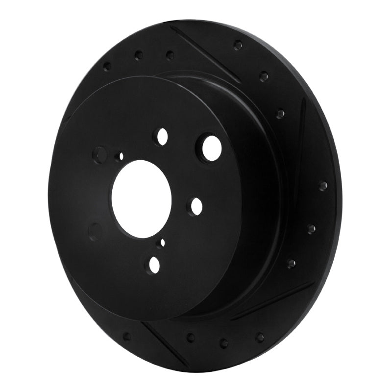 R1 12-23 Subaru XV Crosstrek Rear Drilled & Slotted Rotor (ECB-13025R)