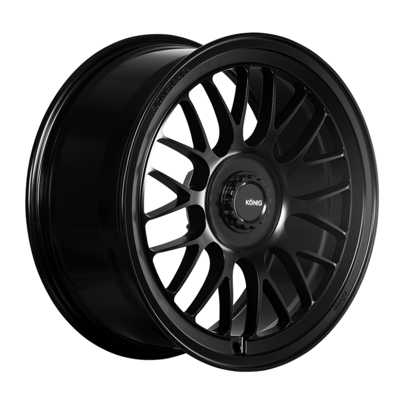 (set of 4) Konig MKX Satin Black | 20x10" +40mm | 5x114.3mm Wheel
