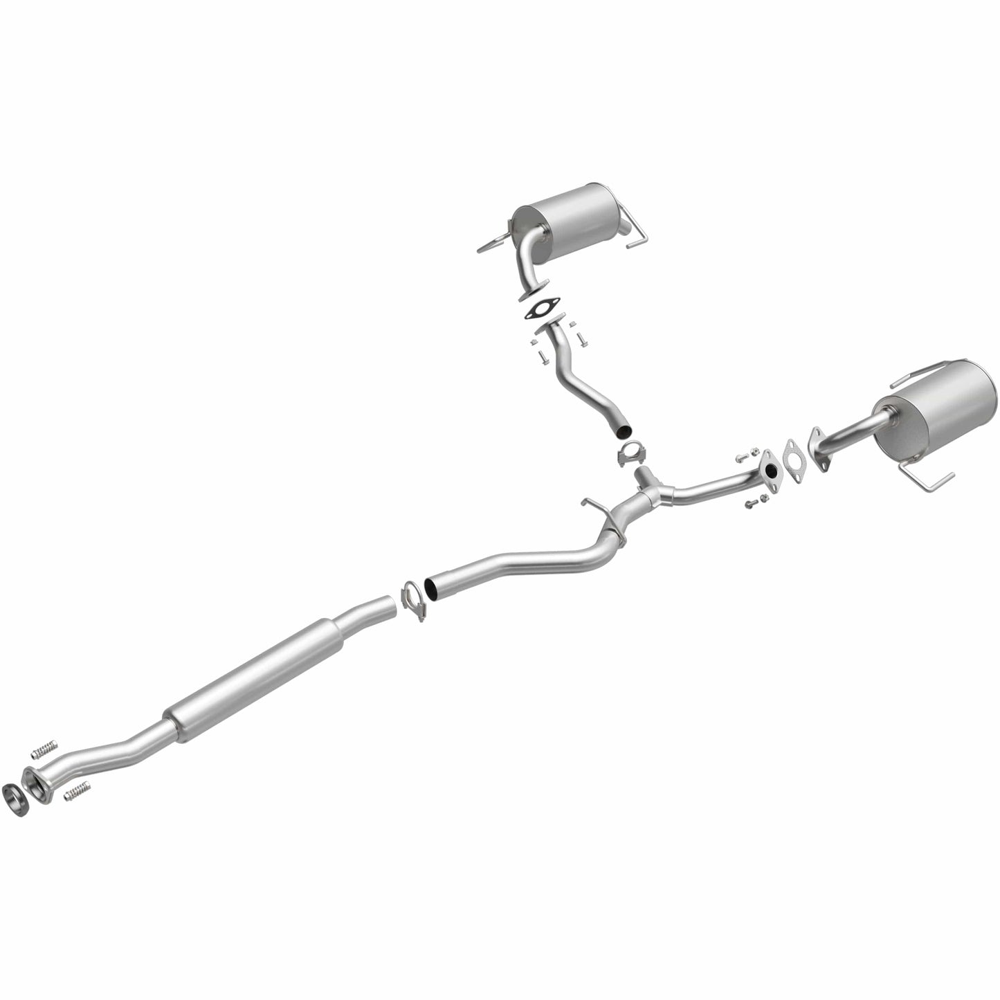 BRExhaust 2005-2009 Subaru Outback 2.5L Direct-Fit Replacement Exhaust System