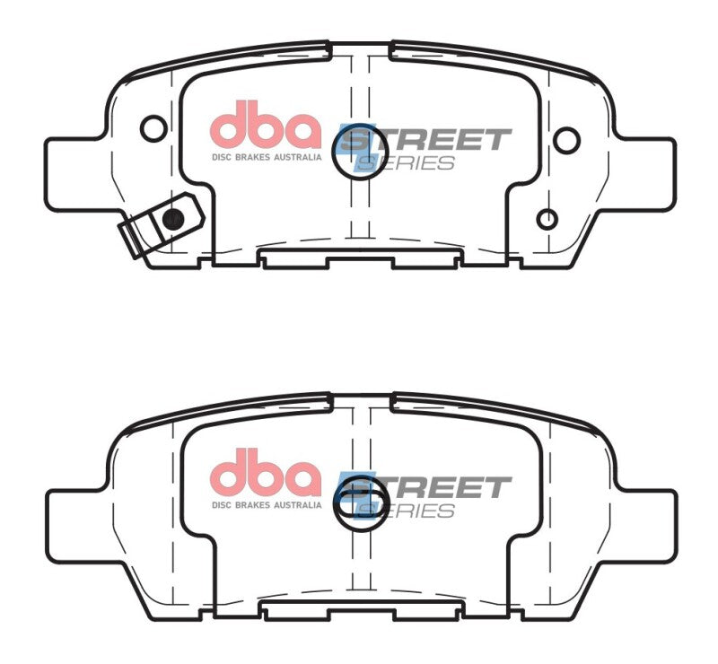 DBA Street Series Rear Brake Pads | Infiniti G37 (08-13) (DB1509SS)