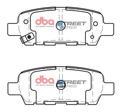 DBA Street Series Rear Brake Pads | Infiniti G37 (08-13) (DB1509SS)