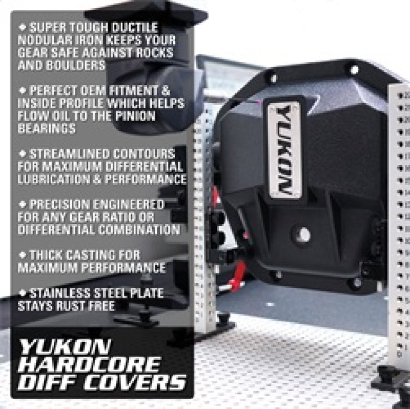 Yukon YHCC-GM14T-S Nodular Iron Differential Cover For Chevrolet C3500 1988-2000