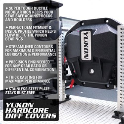 Yukon YHCC-GM14T-S Nodular Iron Differential Cover For Chevrolet C3500 1988-2000