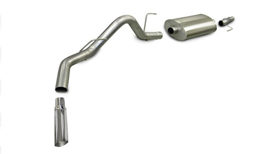 CORSA Sport / 3.0 in Cat-Back SSE 4.0 in Single Tip | Ford F-150 V8 2006-2008 5.4L, 4.6L (24383)