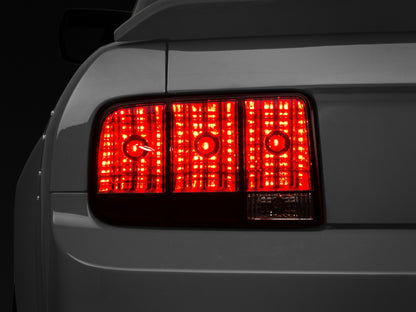 Raxiom 05-09 Ford Mustang Smoked Tail Lights Blk Housing (49066)