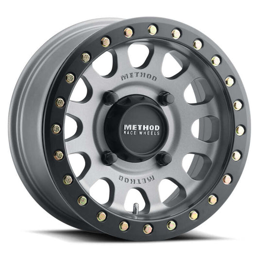 Method MR401 UTV Beadlock Titanium | 15x7" +38mm | 5x4.5mm Wheel