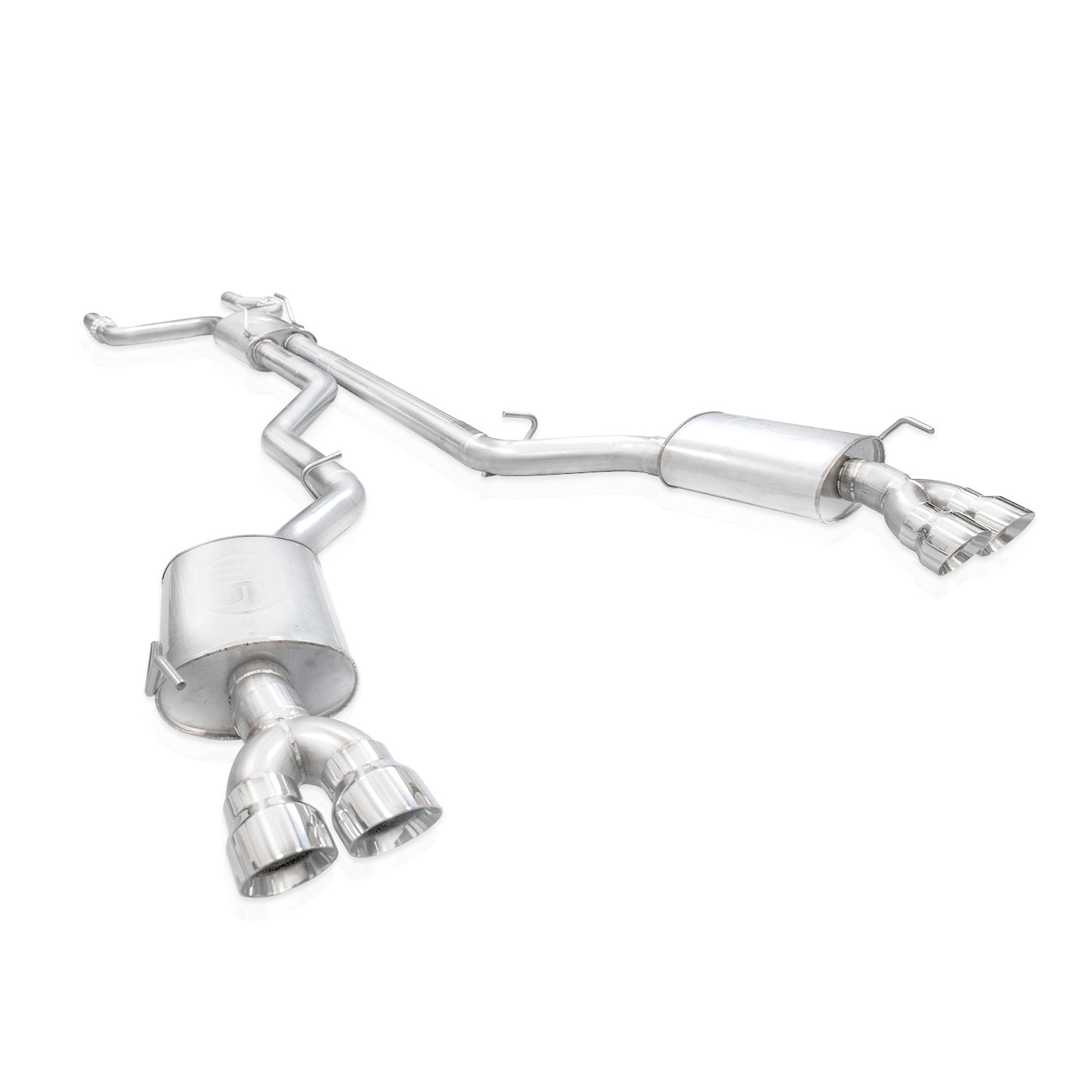 Stainless Works FECB for 20-24 Ford Explorer Catback - Polished Tips