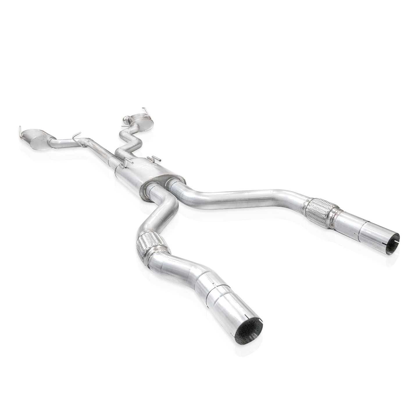 Stainless Works FECB for 20-24 Ford Explorer Catback - Polished Tips