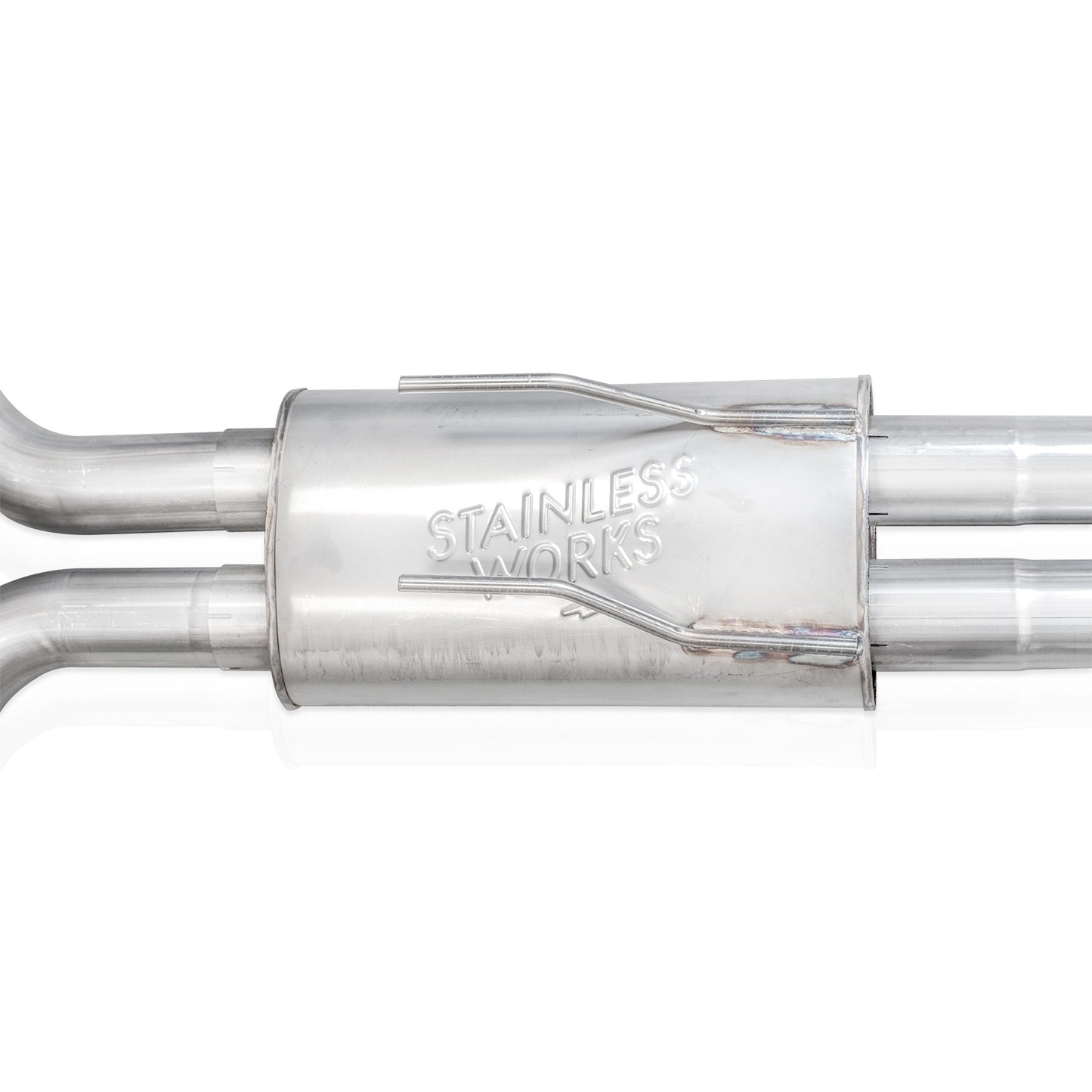 Stainless Works FECB for 20-24 Ford Explorer Catback - Polished Tips