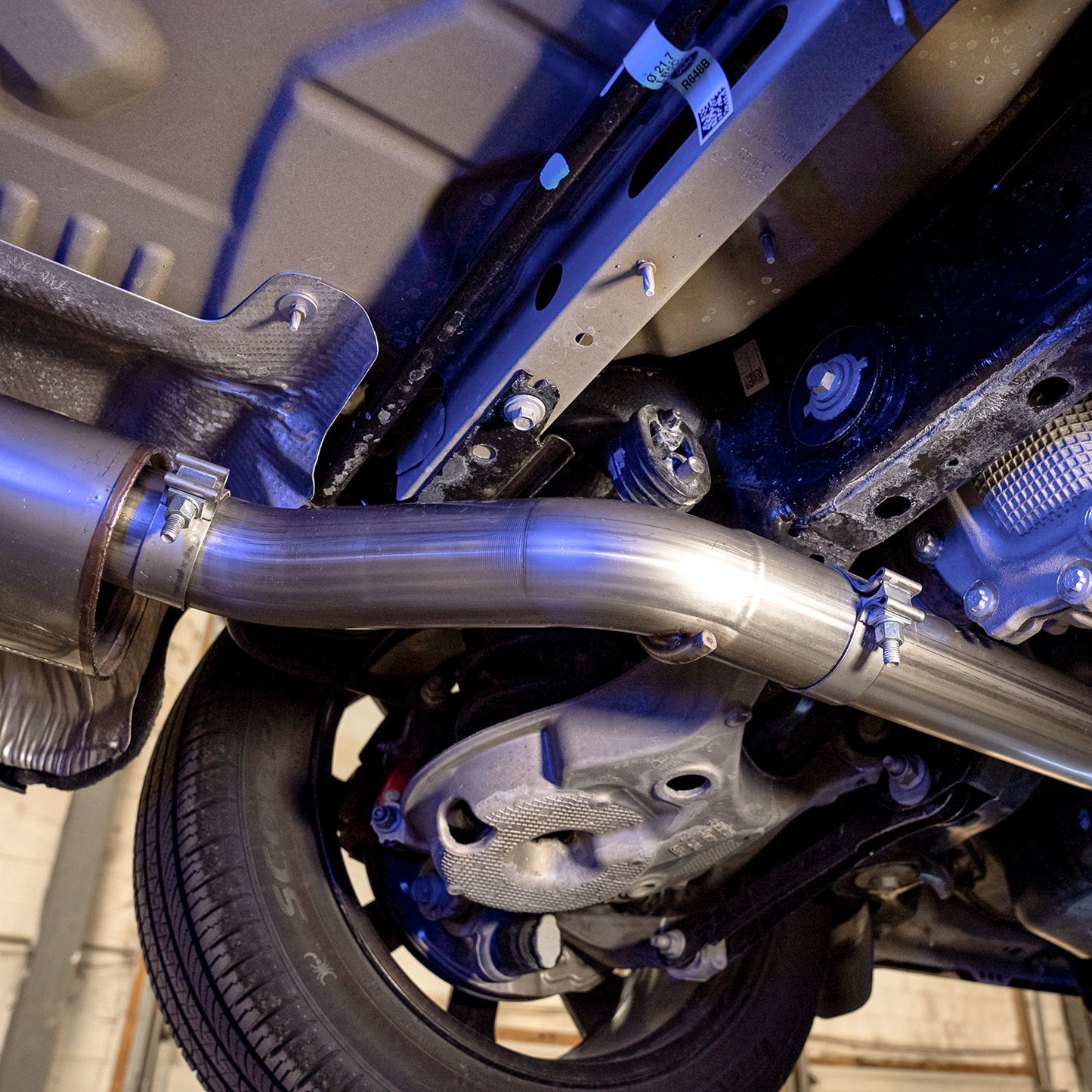 Stainless Works FECB for 20-24 Ford Explorer Catback - Polished Tips