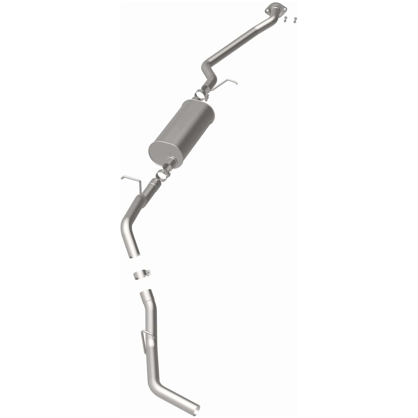 BRExhaust Stainless Steel Direct-Fit Replacement Exhaust System 116-0509