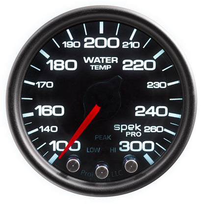 Autometer Spek-Pro 2 & 1/16" Water Temp Gauge 100-300F