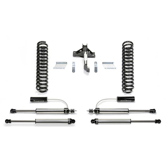 Fabtech 2.5in Budget Coil Kit w/DL Resi | Ford F250/F350 4WD Diesel (17-20) (K2340DL)