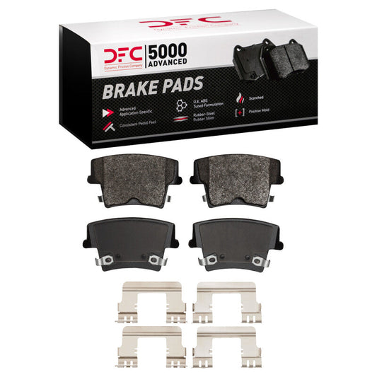 DFC Semi-Metallic Rear Brake Pads & Hardware Kit (REAR): Chrysler 300 (05-18)