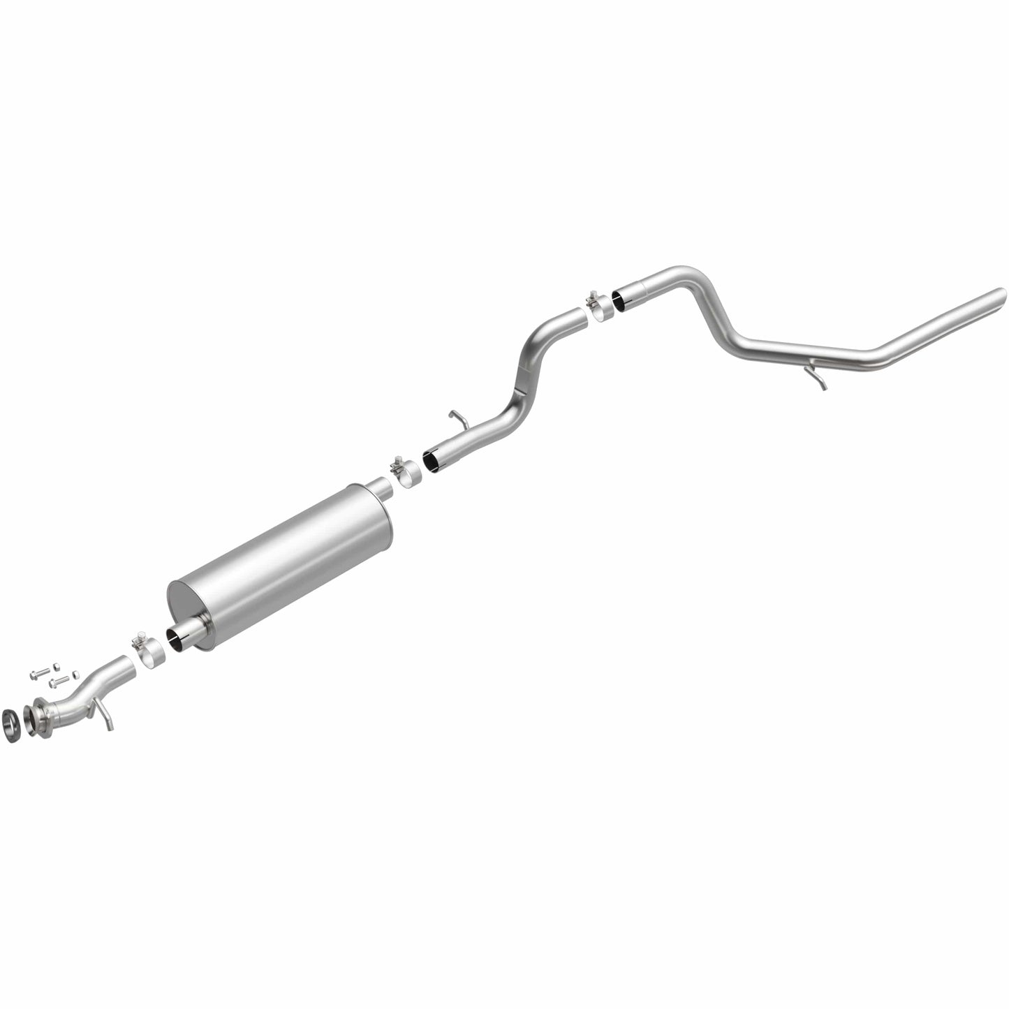 BRExhaust Stainless Steel Direct-Fit Replacement Exhaust System 116-0033