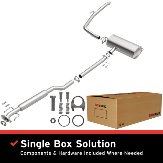 BRExhaust 2011-2016 Toyota Sienna Direct-Fit Replacement Exhaust System