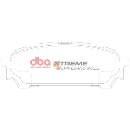 DBA Rear Xtreme Perf Brake Pads | Subaru Impreza Wagon/WRX/Forester (04-08) (DB1672XP)