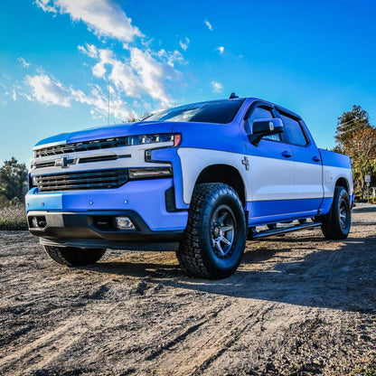 Westin 21-54135 Pro Traxx 5 Oval Nerf Bars for 19-25 Silverado/Sierra Crew Cab