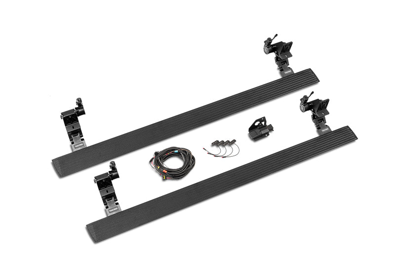 RealTruck 21-24 Ford Bronco 2dr VoltStep Electric Running Board Kit (No Drill) - Tex. Blk