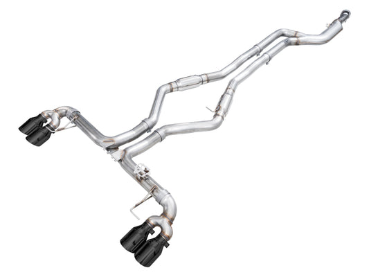 AWE 3020-43240 Track Exhaust Diamond Black Tips for 2022-2026 BMW M240i