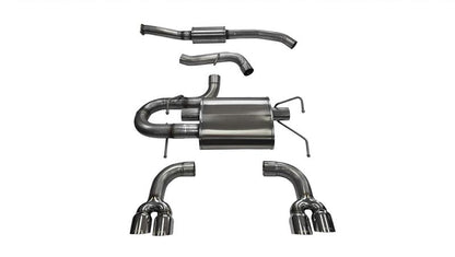 Corsa 2.5L Turbo Hatchback STI Polished Sport Cat-Back Exhaust | Subaru Impreza (08-14) (14862)