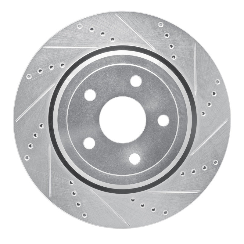 DFC Rear Right D&S Silver Brake Rotor: Dodge Durango (12-25)
