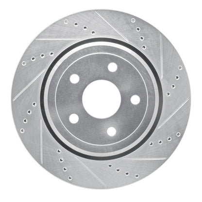DFC Rear Right D&S Silver Brake Rotor: Dodge Durango (12-25)