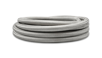 Vibrant Performance Braided Rubber Lined Flex Hose Stainless Steel -8AN