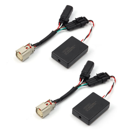 AlphaRex For 16-18 Silverado 1500 / 17-19 Silverado 2500HD/3500HD/ 17-19 GMC Sierra 1500/2500/3500 with stock LED tail lights to AlphaRex LUXX-Series Tail Lights Converters