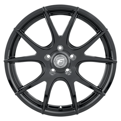 Forgestar CF5V Gloss Black | 19x12" +50mm | 5x120mm Wheel