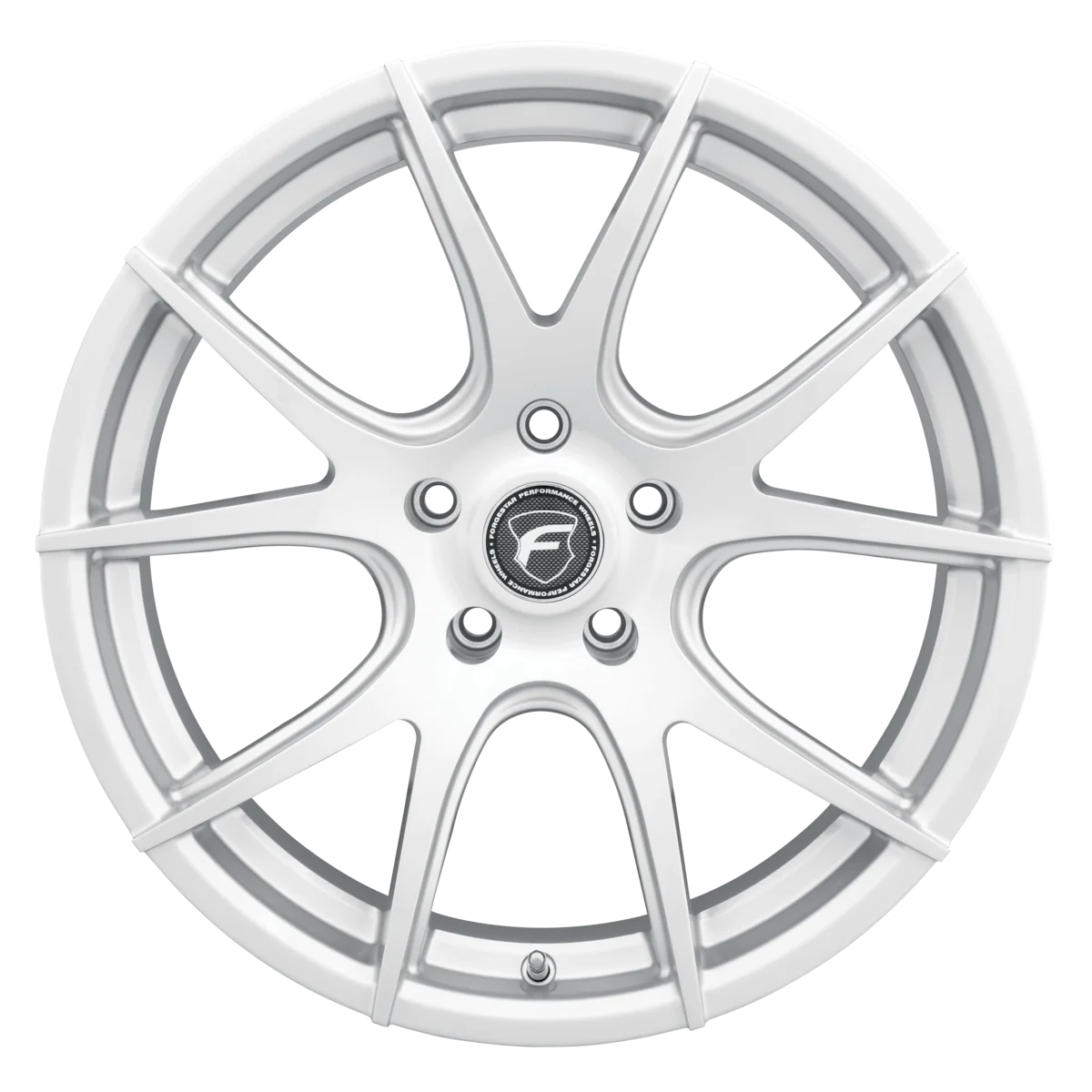Forgestar CF5V Gloss Silver | 19x10" +30mm | 5x120mm Wheel