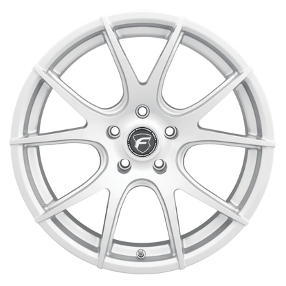 Forgestar CF5V Gloss Silver | 18x11" +53mm | 5x120mm Wheel