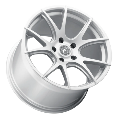 Forgestar CF5V Gloss Silver | 18x10" +28mm | 5x120mm Wheel