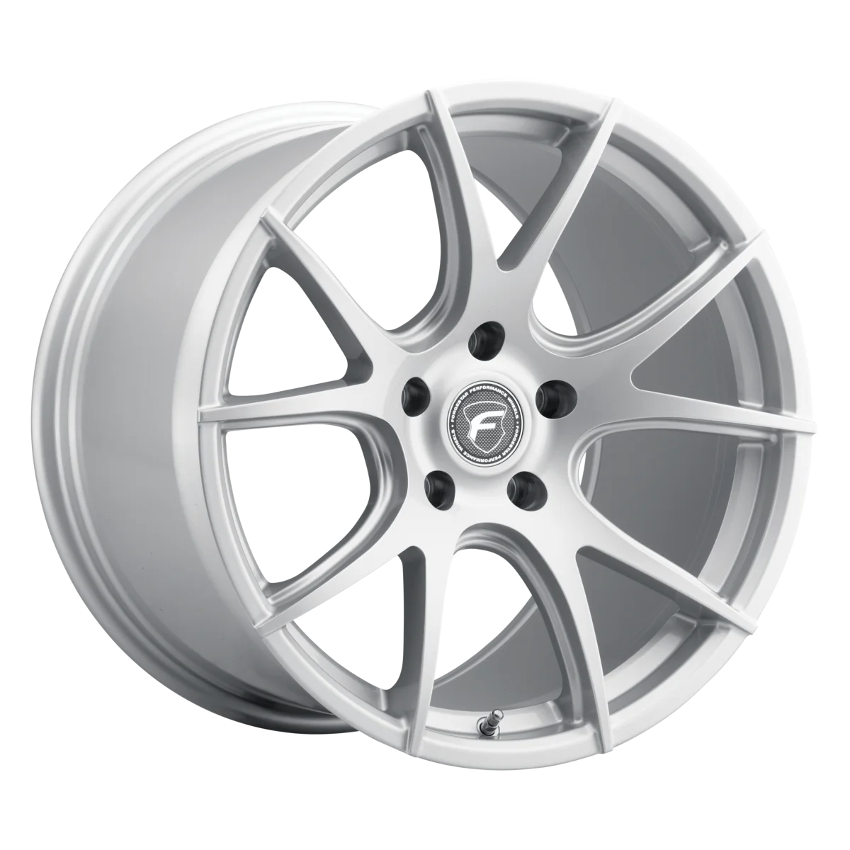 Forgestar CF5V Gloss Silver | 18x12" +22mm | 5x114.3mm Wheel