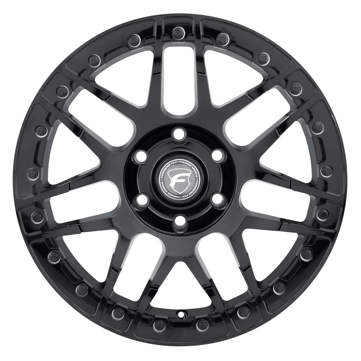 Forgestar F14 Beadlock Gloss Black | 17x10" +42mm | 6x135mm Wheel