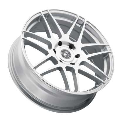 Forgestar F14 Drag Silver Machined | 20x7" +13mm | 6x135mm Wheel