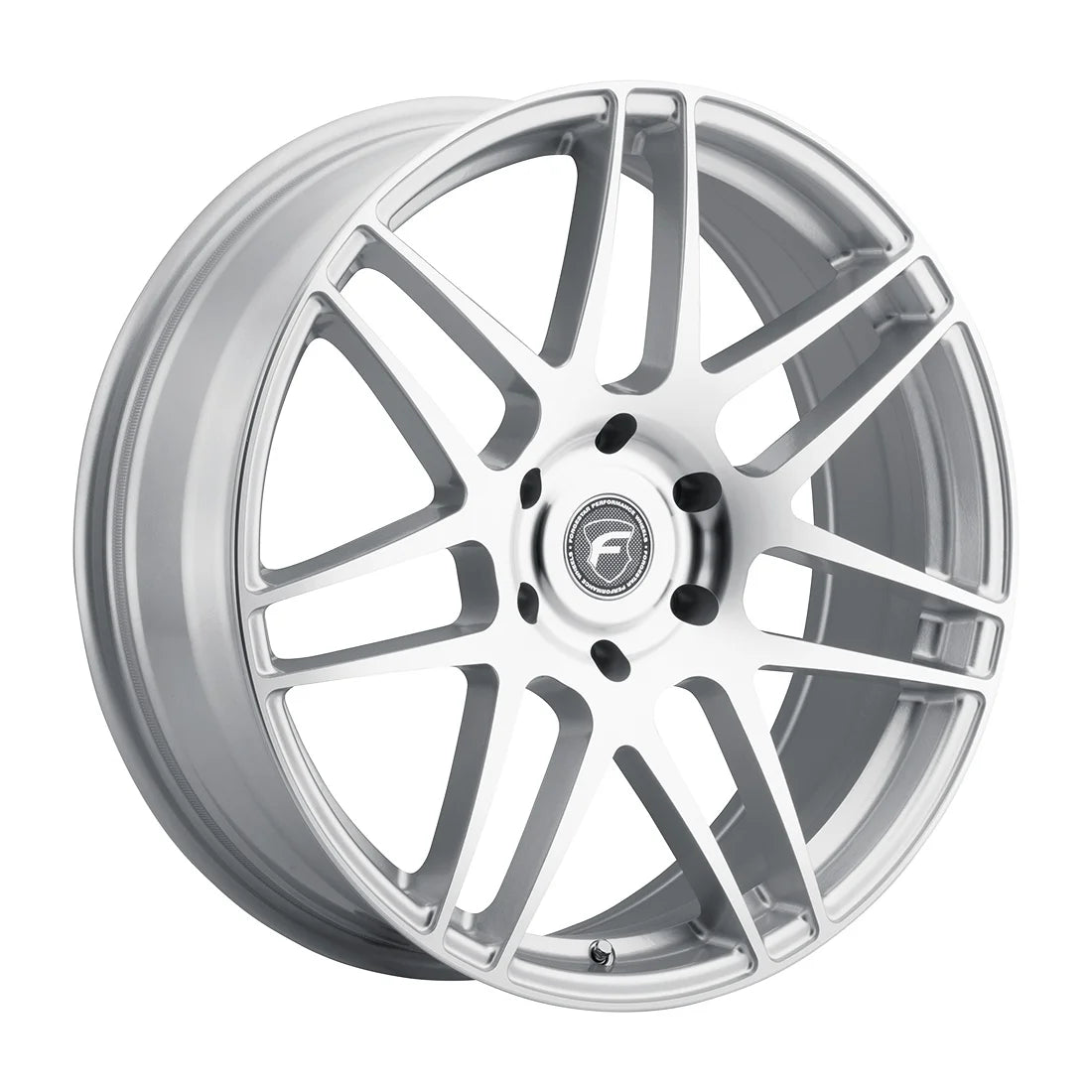 Forgestar F14 Drag Silver Machined | 20x7" +13mm | 6x135mm Wheel