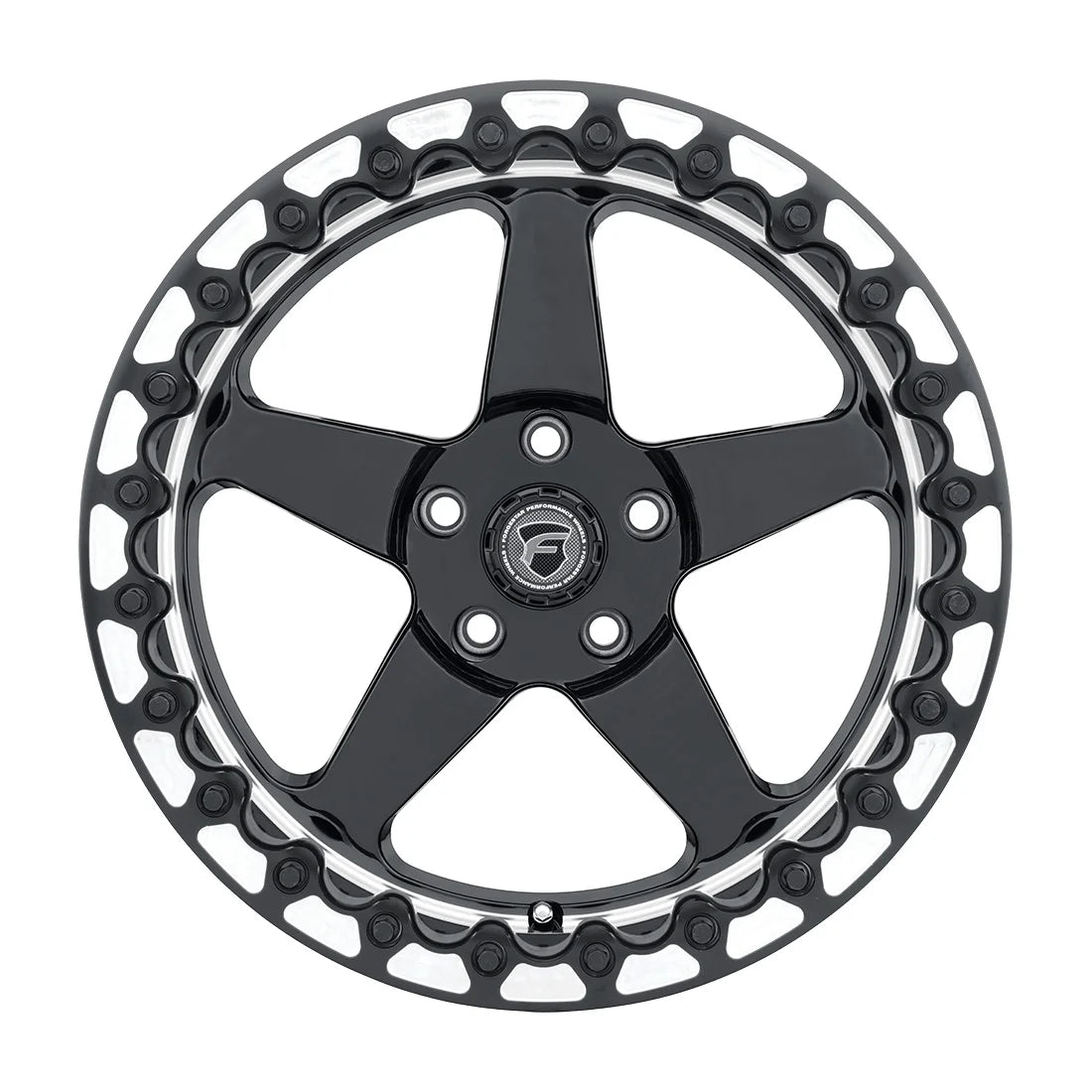 Forgestar D5 Beadlock Gloss Black | 17x10" +0mm | 5x115mm Wheel