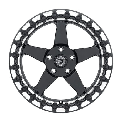Forgestar D5 Beadlock Gloss Black | 15x10" +22mm | 5x115mm Wheel