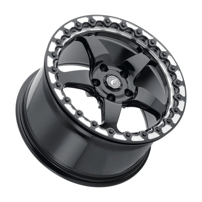 Forgestar D5 Beadlock Gloss Black | 15x10" +50mm | 5x120mm Wheel