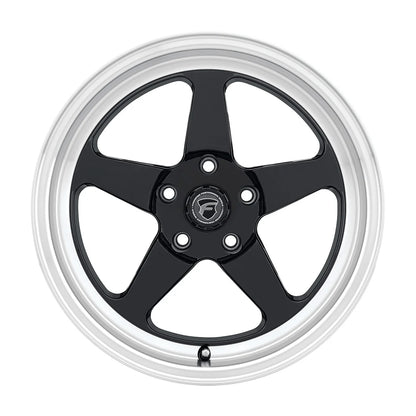 Forgestar D5 Drag Gloss Black Machined | 18x10" +22mm | 5x114.3mm Wheel