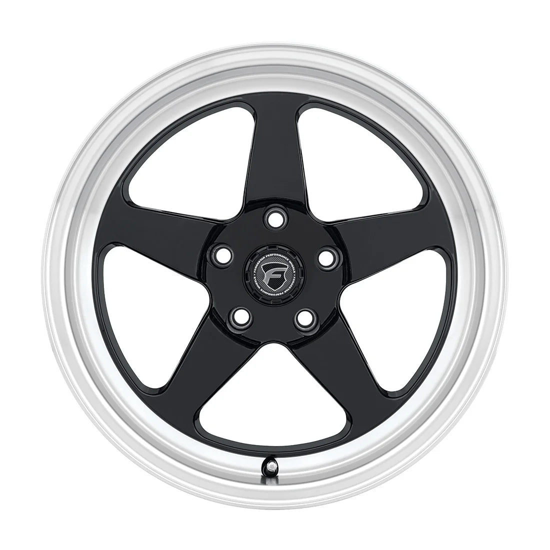 Forgestar D5 Drag Gloss Black Machined | 15x10" +50mm | 5x120mm Wheel