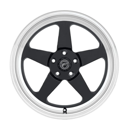 Forgestar D5 Drag Gloss Black Machined | 18x5" -37mm | 5x115mm Wheel