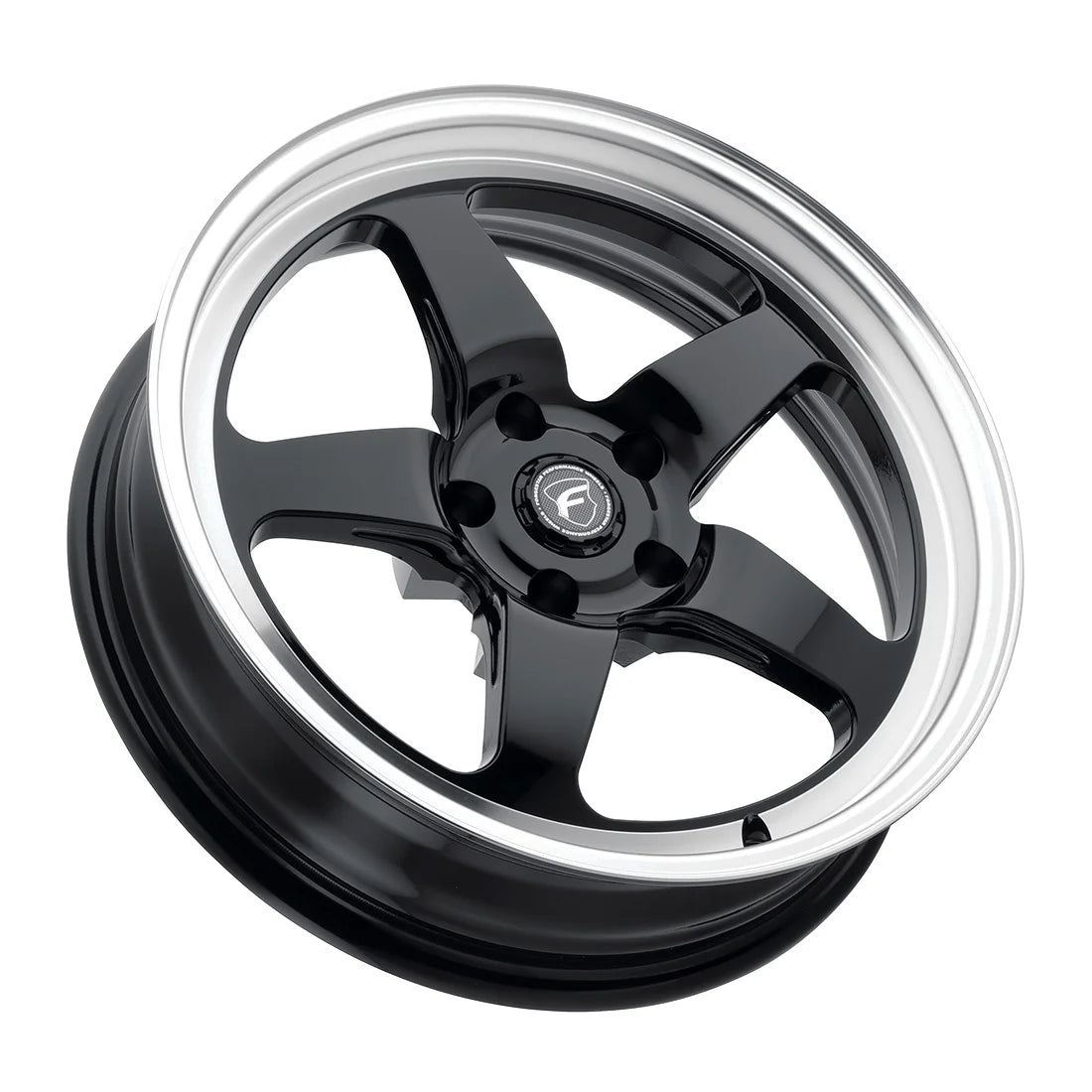 Forgestar D5 Drag Gloss Black Machined | 17x5" -26mm | 5x120mm Wheel