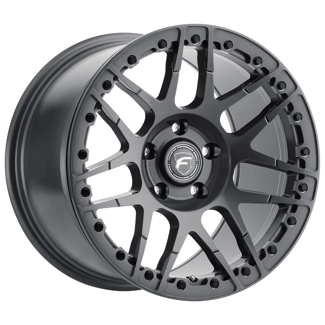 Forgestar F14 Beadlock Gloss Anthracite | 17x11" +43mm | 5x120mm Wheel