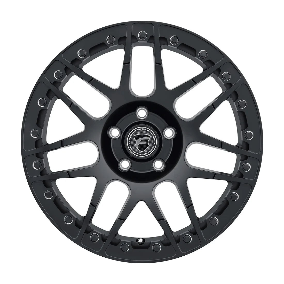 Forgestar F14 Beadlock Satin Black | 17x10" +30mm | 5x115mm Wheel
