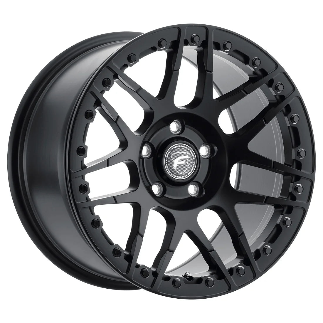 Forgestar F14 Beadlock Satin Black | 17x10" +6mm | 5x115mm Wheel