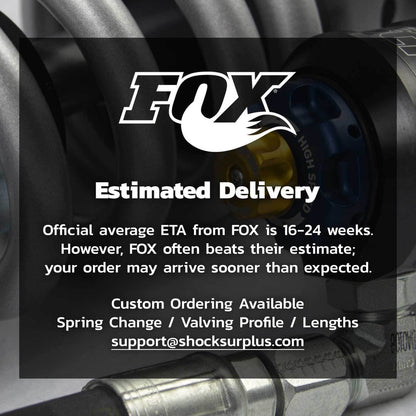 Fox 2.5 Performance Elite Adjustable w/ Reservoir Shocks Rear Pair w/2-3" lift - 2020-2024 Jeep Gladiator