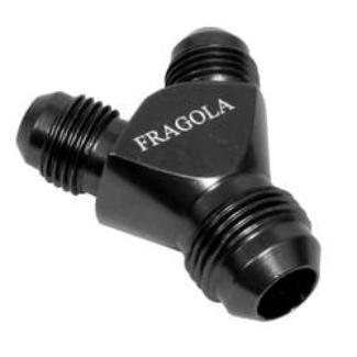 Fragola Flare to Flare AN Y-Fittings for Nitrous and Fuel Systems (900604)