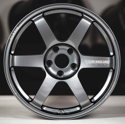 Volk Racing TE37 Saga S-Plus 18x10 +25, 18x11 +34 5x120 Dark Gunmetal (SET)
